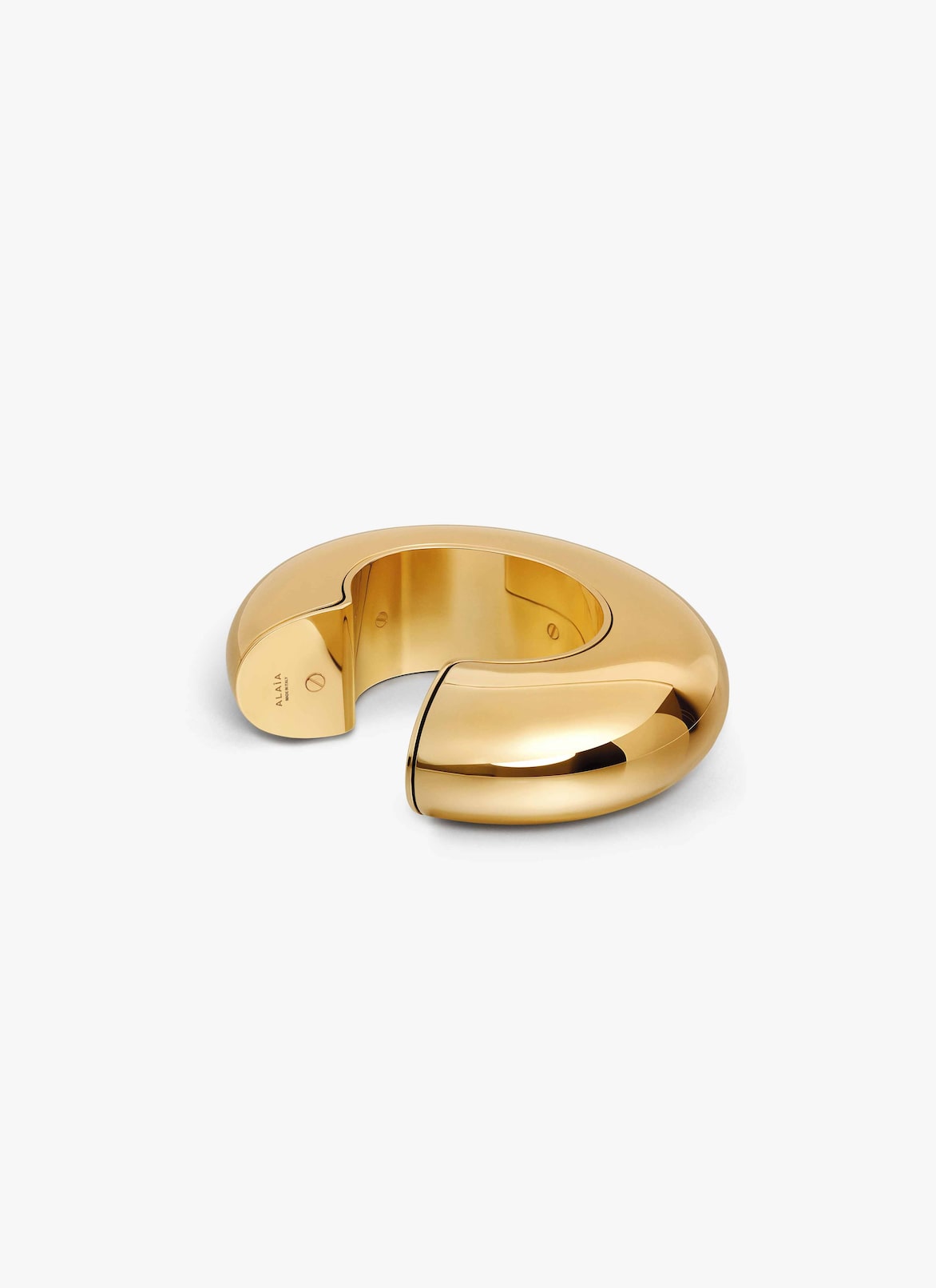 BUMPER CUFF ALAÏA GOLD BUMPER CUFF